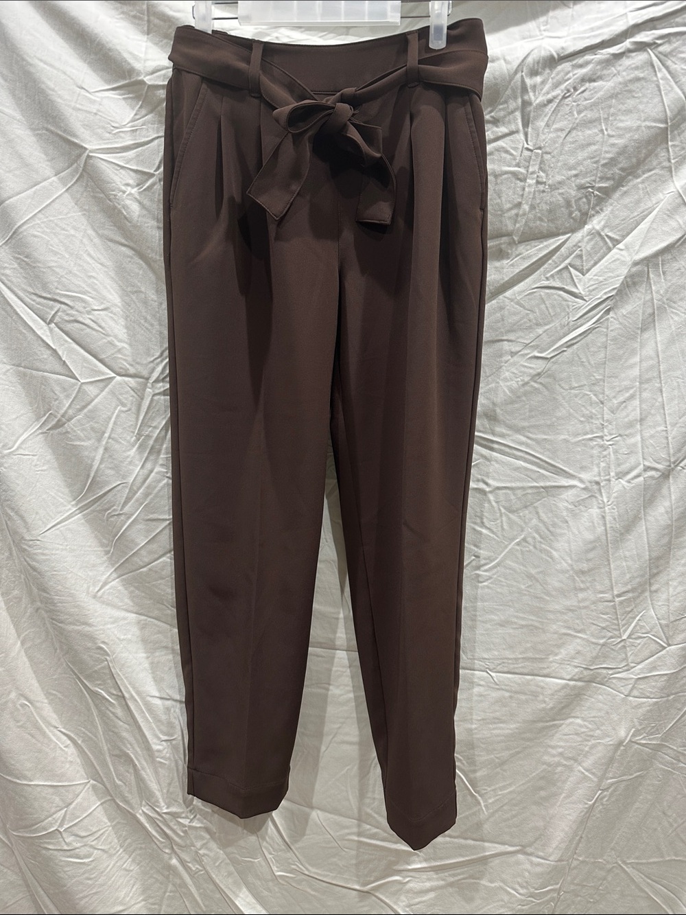 LOFT Outlet brownish-purple Elastic Waist pants